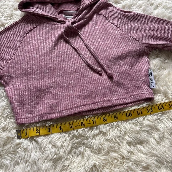Gymshark Heathered Pink Hoodie - Picture 7 of 8